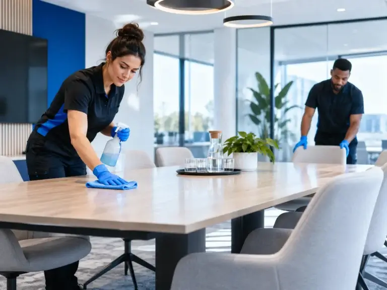 Inter Cleaning zorgt voor schone vergaderruimtes, werkplekken en representatieve zakelijke ruimtes.