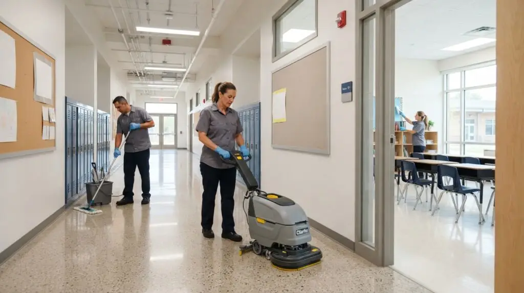 schoonmaak scholen