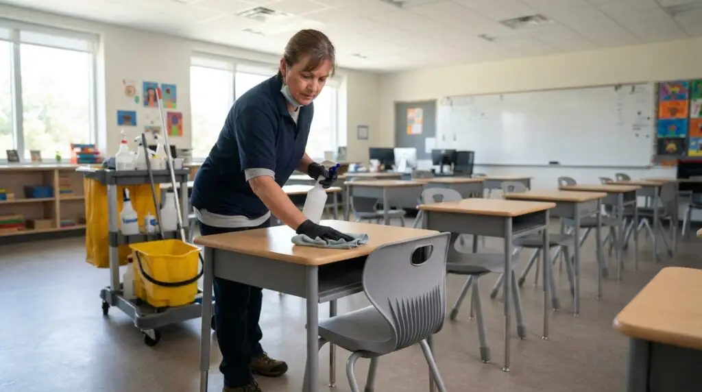 schoonmaak scholen
